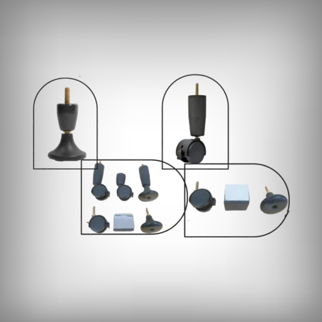 leg and castor selection